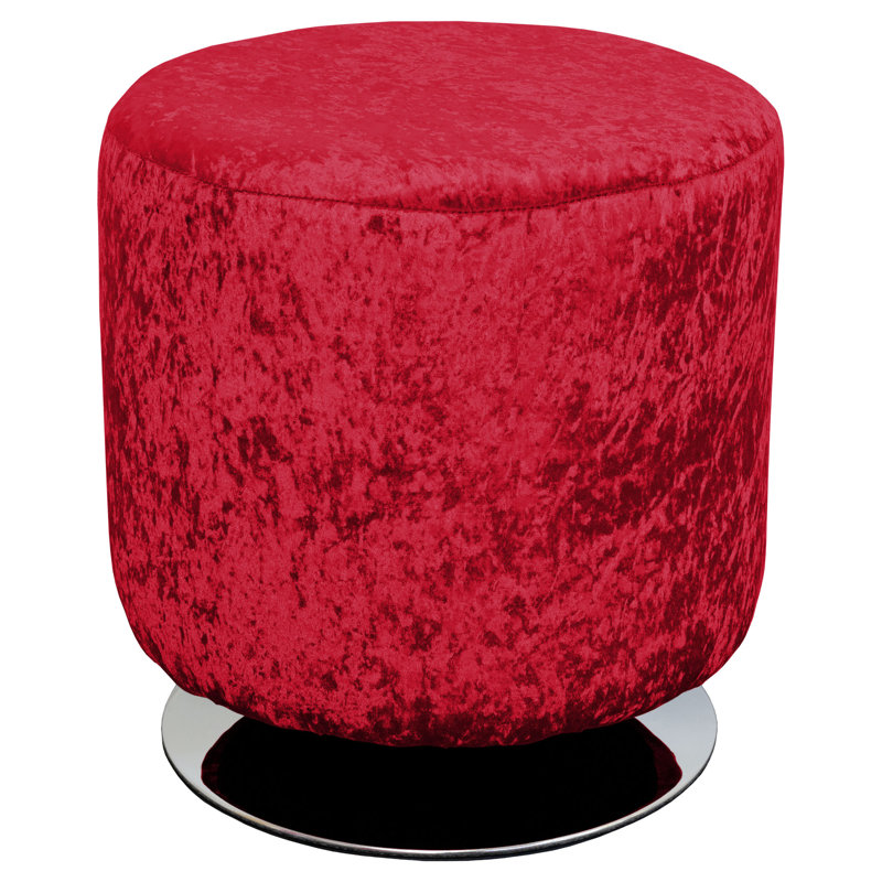 Humphrey 47Cm Tall Swivel Drum Stool, Red