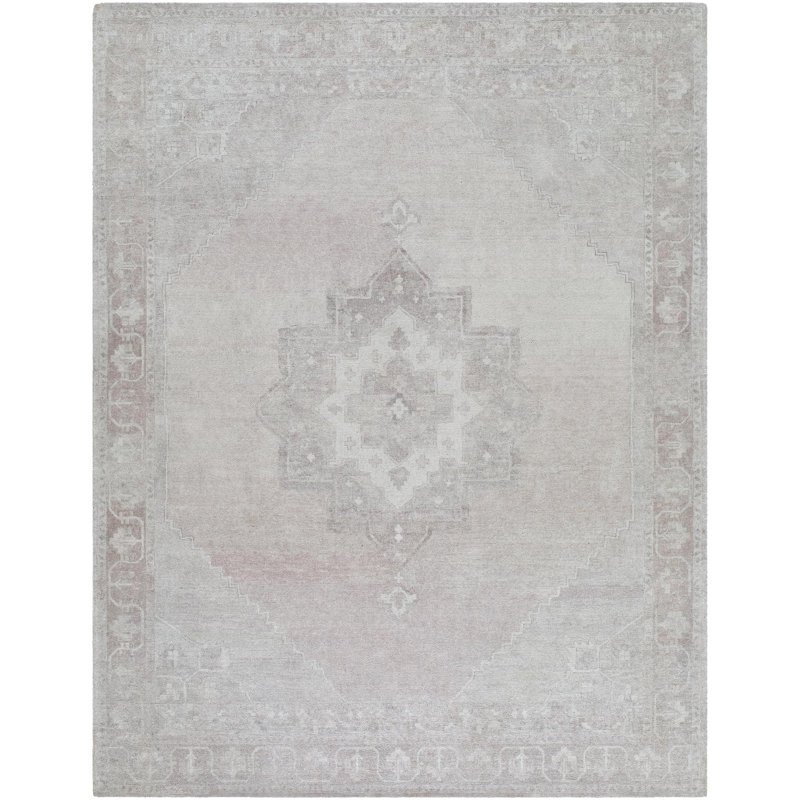 Thalen Handmade Rug, Rose / ivoire / brun / taupe, Rectangulaire 2 pi x 3 pi
