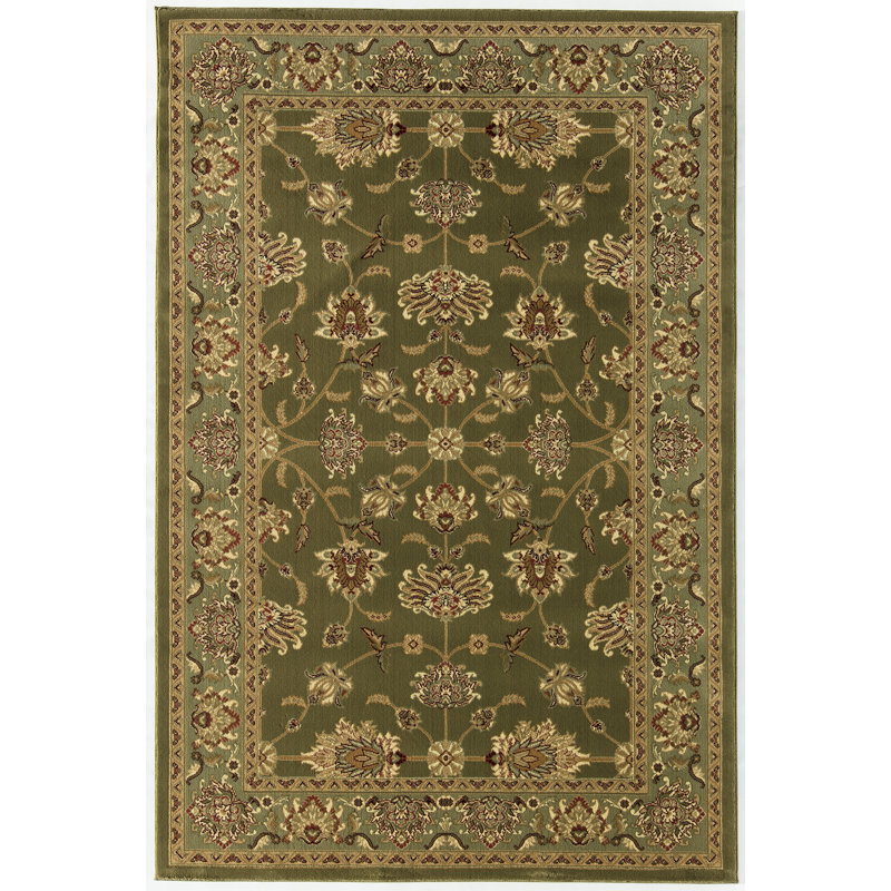 Gloucester Gilded Loom Oriental Moss Area Rug, Rectangle 3'11" x 5'3"