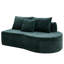 Canapé modulaire courbé avec coussins-65629082