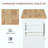 Kitchen Island On Wheels, Rolling Cart With Rubberwood Top, Spice Rack, Towel Rack And Drawers For Dining Room-229037162