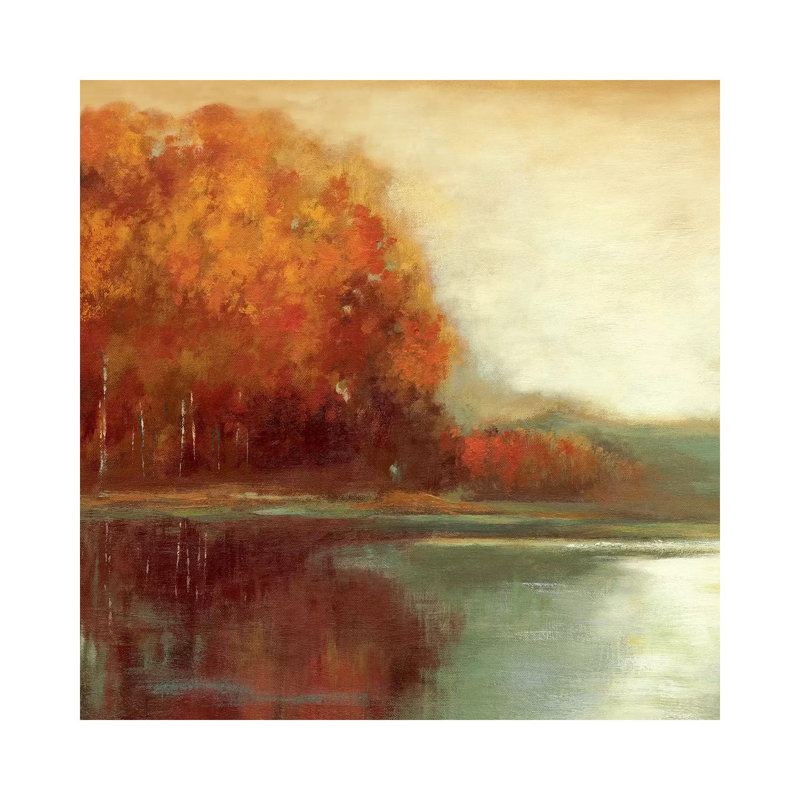 Touch of Gold 1 Piece Wrapped Canvas Painting