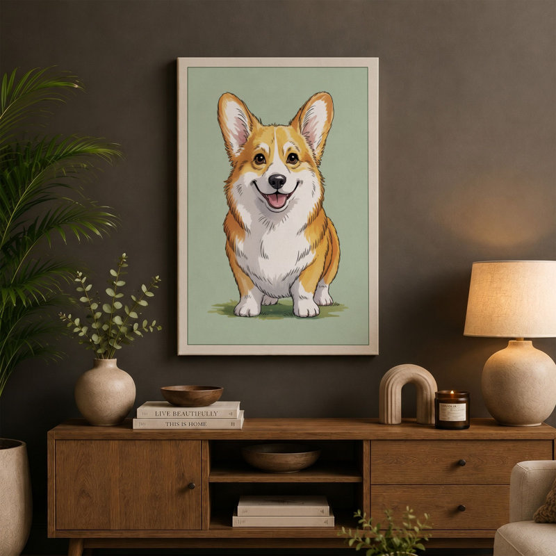 Print, 30x20 - 76.2 x 50.8 cm, Ochre Border