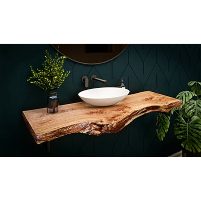 Oakbrook Oak Solid Wood Floating Shelf