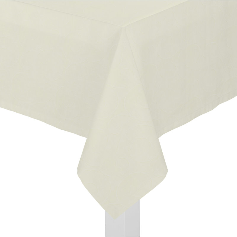 Marreco Rectangle Floral Tablecloth, 130cm W x 220cm L, Cream