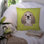 Coussin décoratif intérieur/extérieur épagneul damier