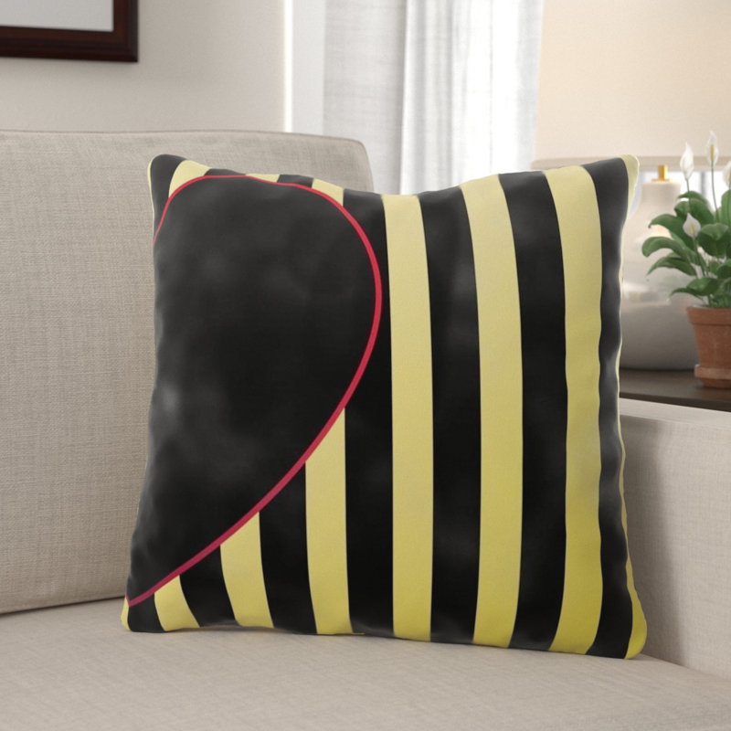 Okane Pattern Throw Pillow, Indoor