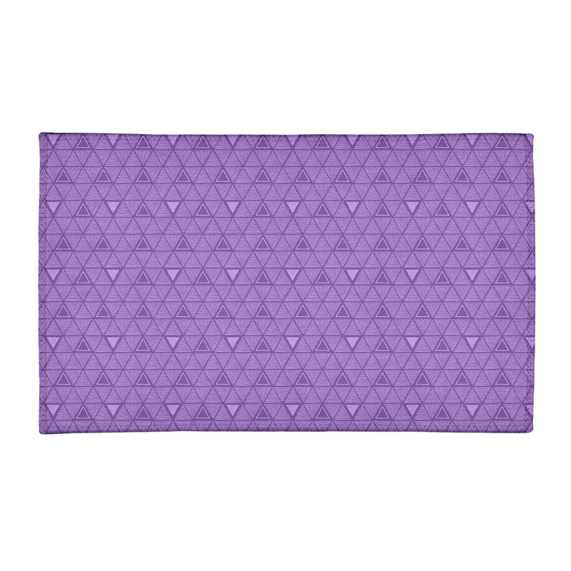 Chenille Geometric Indoor Rug, Rectangle 5' x 7'