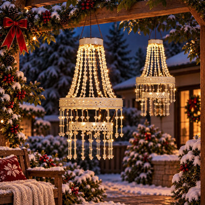 Lustre en cristal 32 po