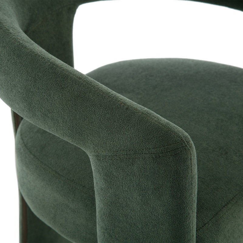 Chaise d'appoint rembourrée, aucun assemblage requis (ensemble de 2), Vert