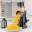 Zulay Kitchen Rotary Cheese Grater with 5 Stainless Steel Blades and Suction Base-106816939