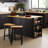 Large Kitchen Island With Drop Leaf, Power Outlet, Door Internal Storage Rack, Rolling Kitchen Cart On 5 Wheels With 5 Open Side Racks For Kitchen, Dining Room(Not Include Bar Stools)-2017749206