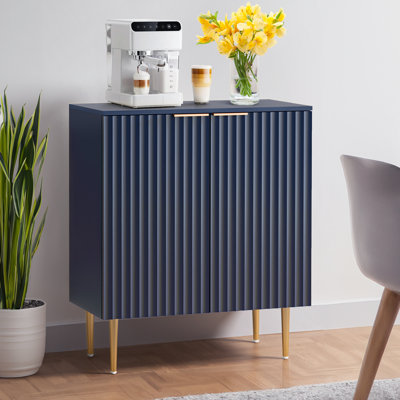 Rishaw 34.3" Tall Adjustable Shelf 2 - Door Accent Cabinet