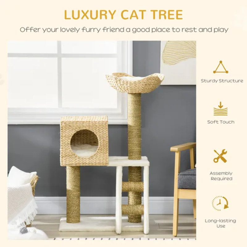 Arbre à chat Cattail Weave