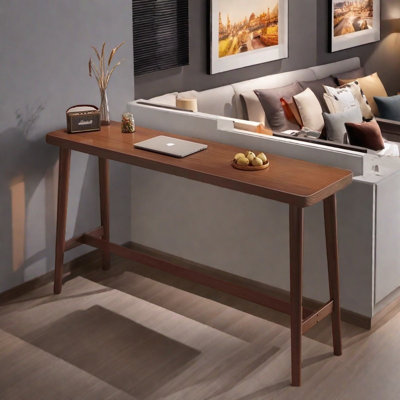 Simple modern solid wood bar table