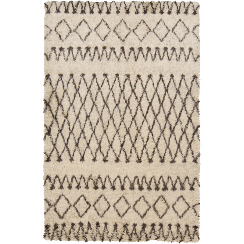 Santos Wool Geometric Indoor Rug, Rectangle 2' x 3'