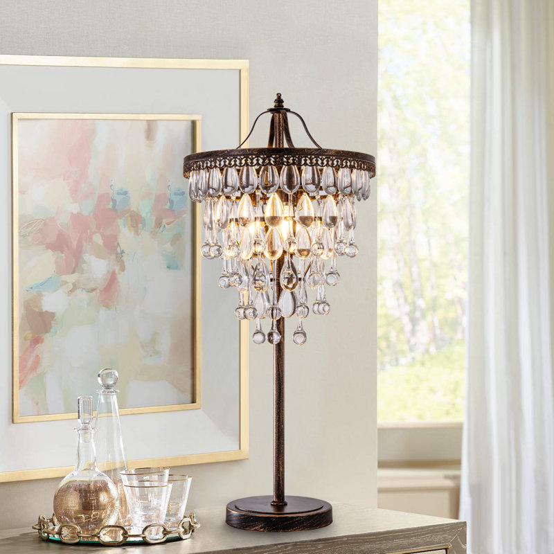 Lampe de table de chevet 3 lumières