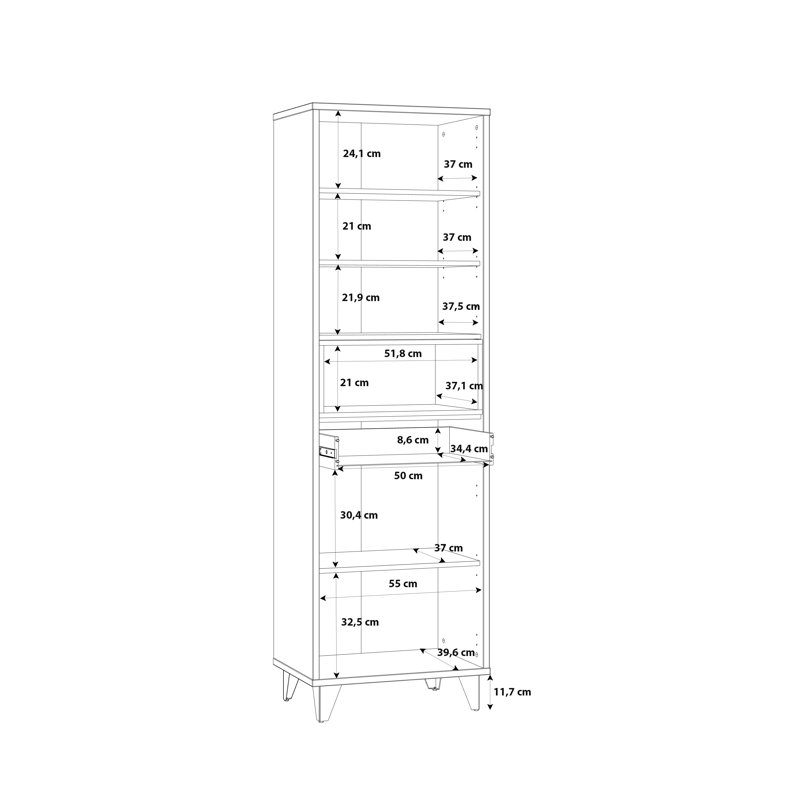Oquinn 192.5cm Kitchen Pantry