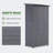 Outside Garden Tool Shed with 2 Doors-111827549