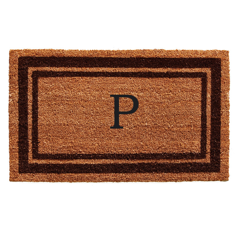 Tapis d'entrée antidérapant Stortz, Rectangle 2 pi x 3 pi, P, Brun foncé / brun