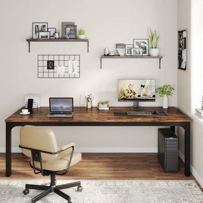 200cm W Metal Base Computer Desk