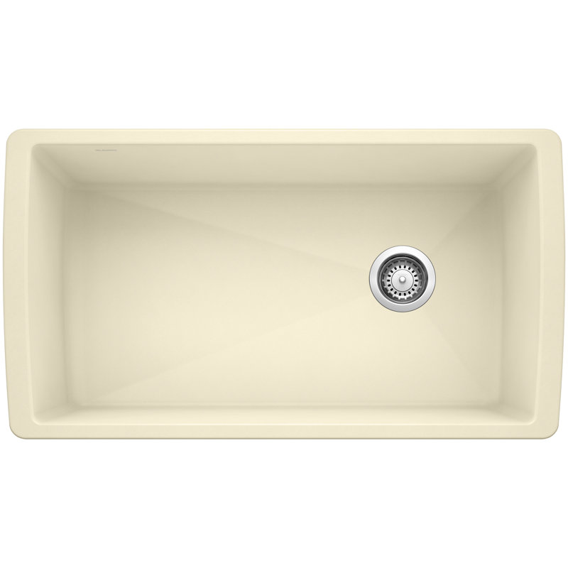 Évier de cuisine simple encastré Diamond L 33,5 po x l 18,5 po SILGRANIT Diamond, It