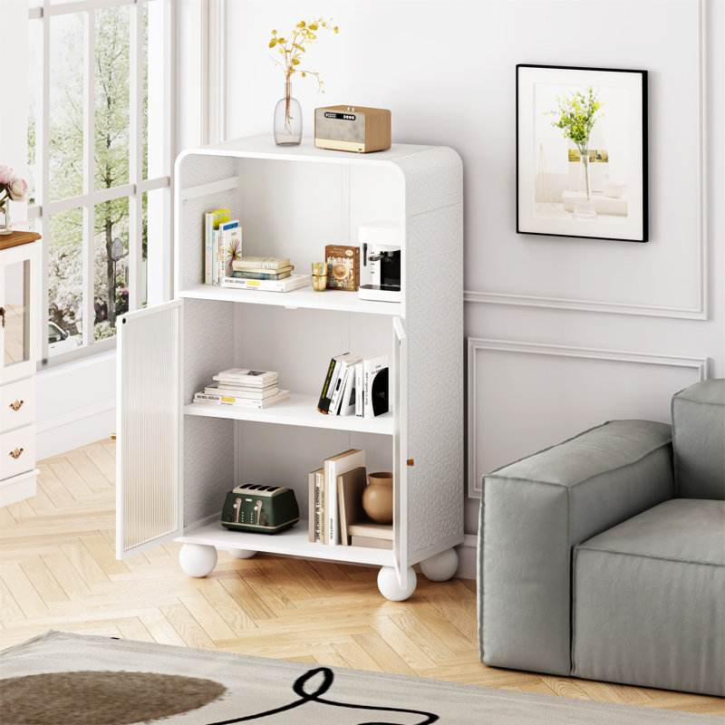 Armoire de rangement H 45,28 po, Blanc