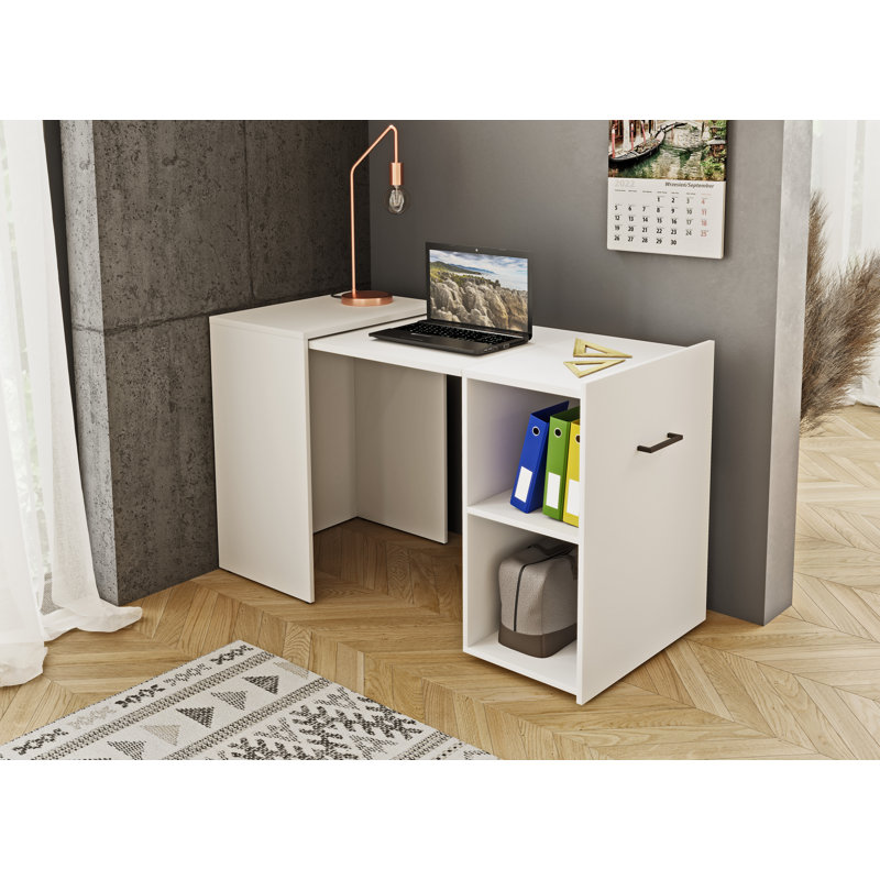 Jenae Writing Desk, White
