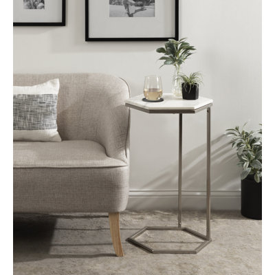 Cemaliye Marble Top End Table