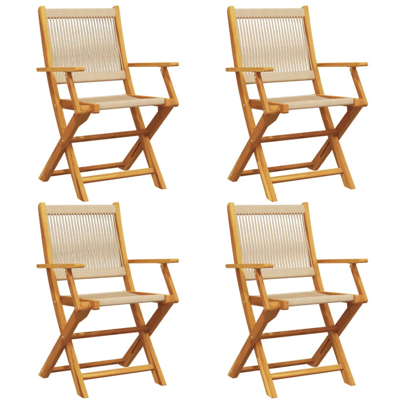 Bedoya Patio Dining Accent Chair, Beige