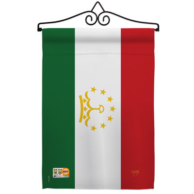 Impressions décoratives de polyester de 2 côtés 19 x 13 po  drapeau de jardin