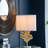 Table Lamp with Leaf Design