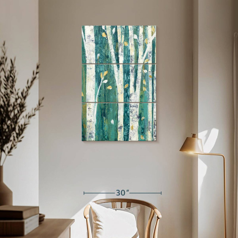 Harnek Birches In Spring II, 57" H x 36" W