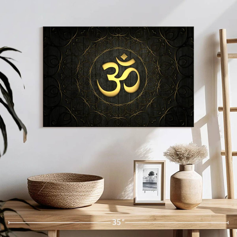  «Golden Om Symbole, H 16 po x l 24 po