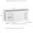 Arshveer Wood Pet Furniture Style Crate with 2 Doors-88354879