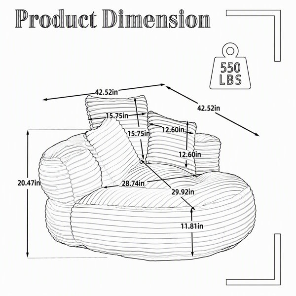 Dimensions du produit