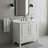 Pine Wood Dressing Table, Solid Cabinet