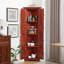 Armoire de bureau à 8 portes avec tablettes réglables et charnières de coin de 72 po de hauteur à 8 portes