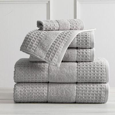 Aneko 6 Piece 100% Cotton Towel Set