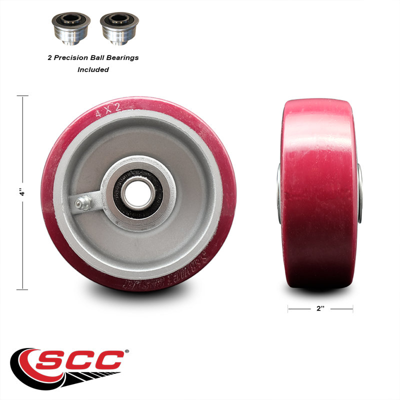 Poly on Aluminum Wheel