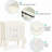White Nightstand with Drawers