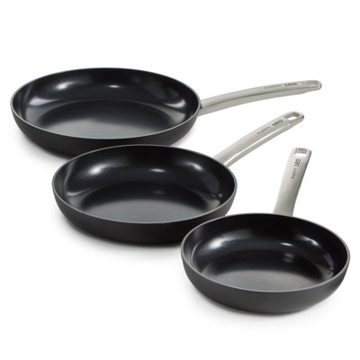Ensemble de poêles en céramique antiadhésive 3 pièces BergHOFF Leo Graphite