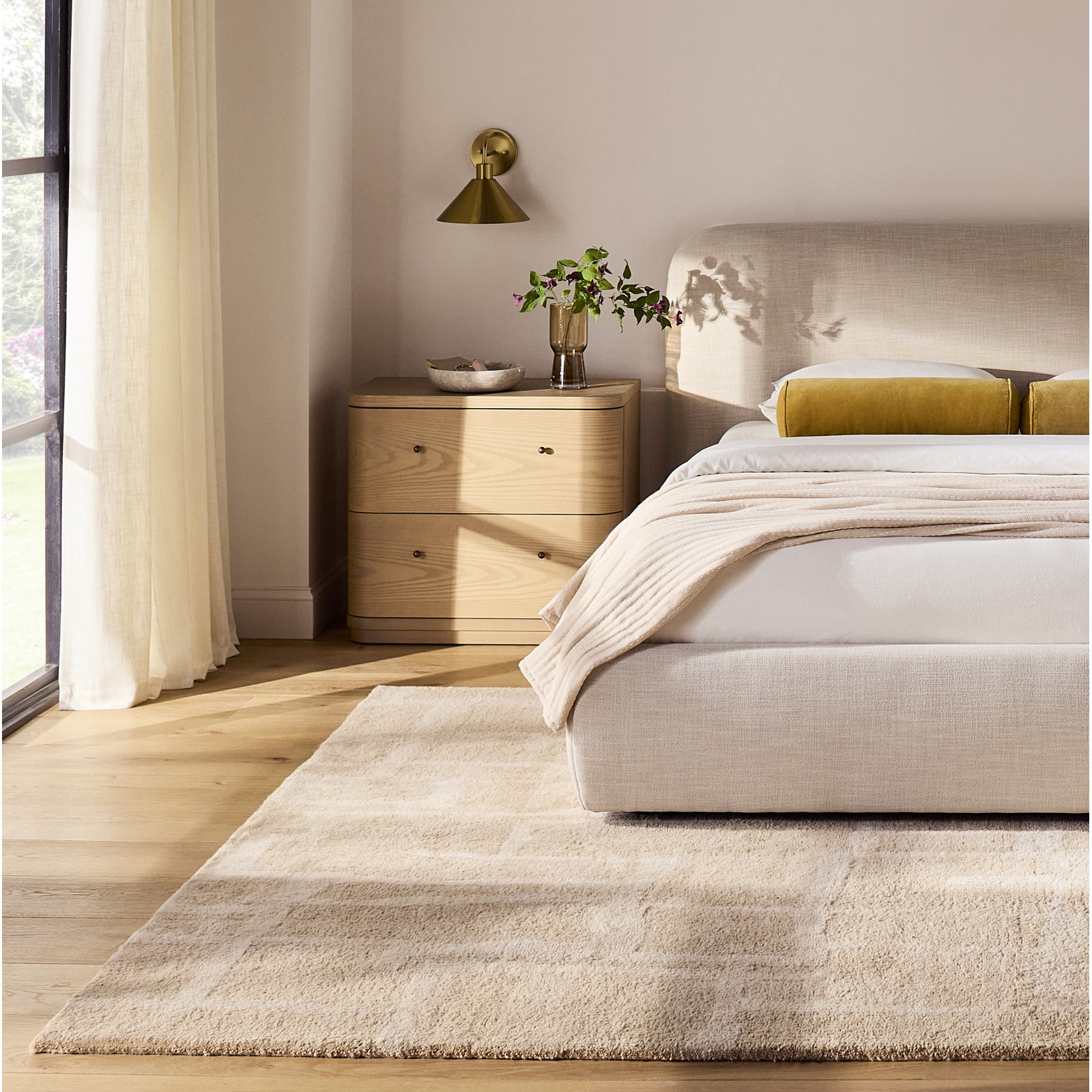 Merritt Hand-Tufted Geometric Wool Rug, Rectangle 7'9" x 9'9"