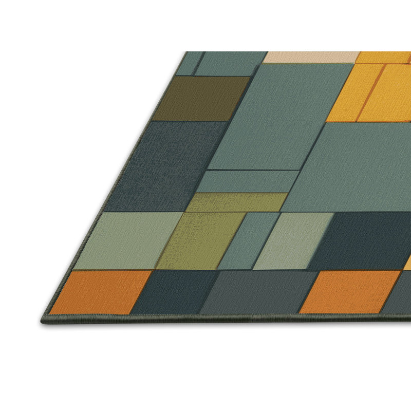 Tapis Blocky Earth, Rectangulaire 2 pi x 3 pi