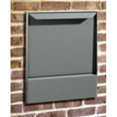 Steel Wall Mounted Mailbox with Newspaper Compartment