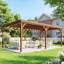 Pergola d'extérieur 12 pi x 20 pi Outsunny-98232440-98232437