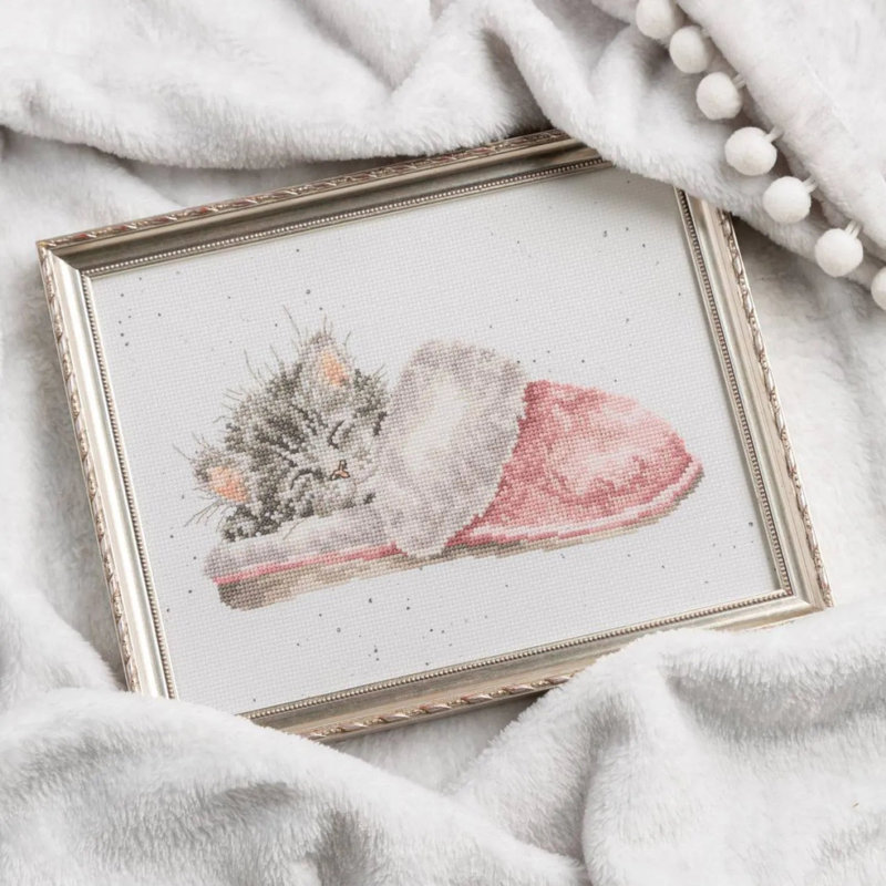 Trousse de broderie au point de croix comptée « The Snuggle Is Real » de Bothy Threads XHD122