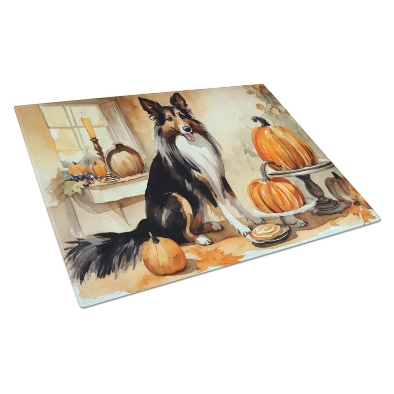 Planche à découper en verre Collie