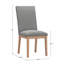 Chaise de salle à manger rembourrée en lin Irving Place Parsons-537581928-611458810