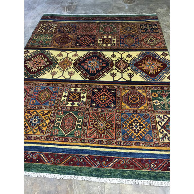 Geometric Amber Khorjin 5'8" x 7'7"